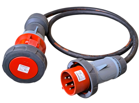 Verloop kabel 32A naar 63A, 400V Powertop Xtra