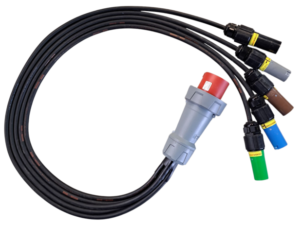 Powersure verloopkabel van 125A naar 500A